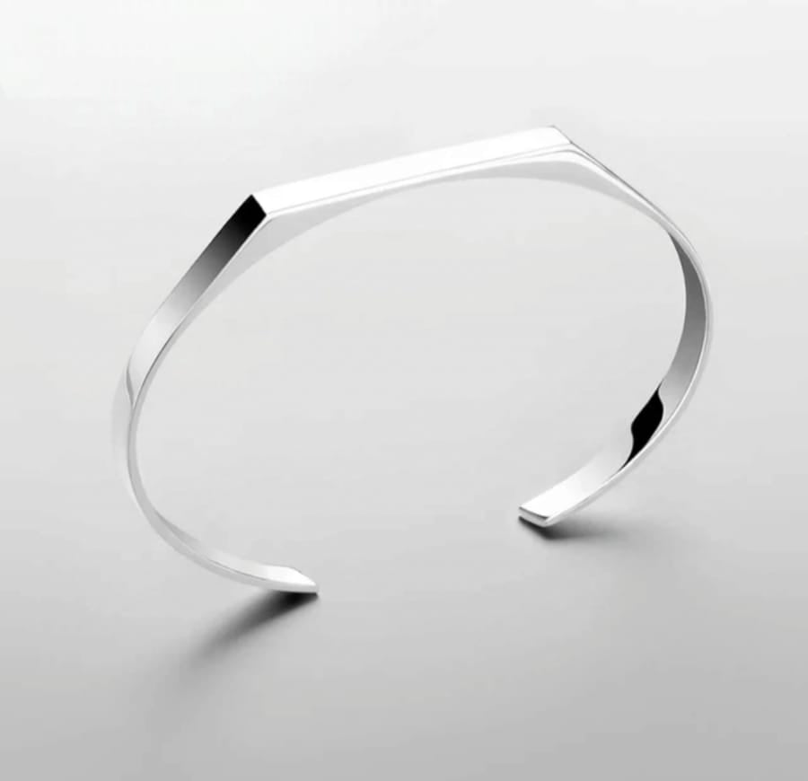 Pulsera Moderna , minimalista, para hombre en Acero-Estilo moderno